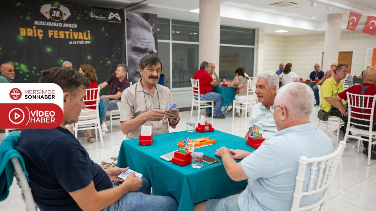 38. ULUSLARARASI MERSİN BRİÇ FESTİVALİ BAŞLADI