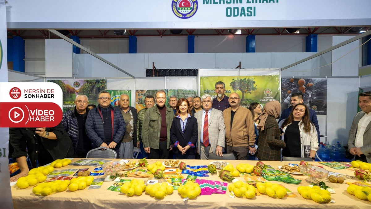 BAŞKAN SEÇER VE MERAL SEÇER, ‘MERSİN TARIM FUARI’NI ZİYARET ETTİ 