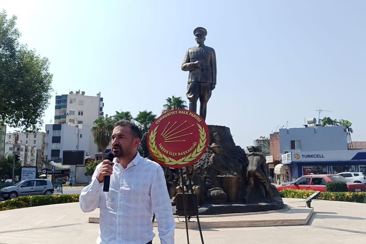 CHP TARSUS İLÇE BAŞKANI SELAHATTİN ŞAHİN’DEN 10 KASIM MESAJI