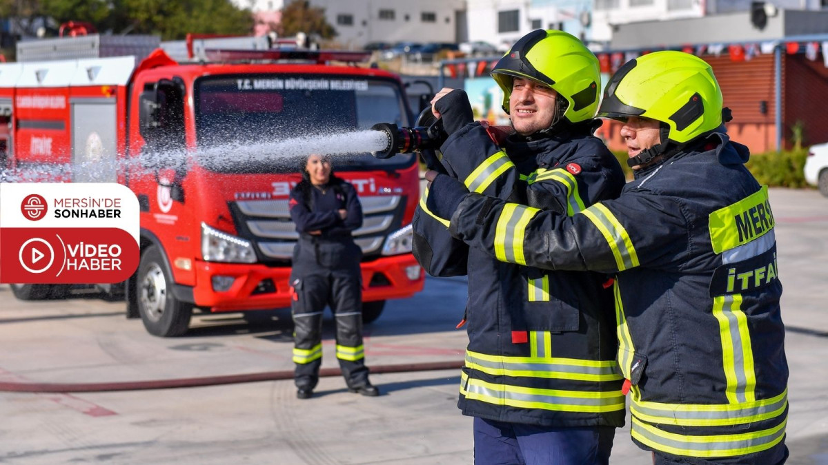 SEREBRAL PALSİLİ DURMUŞ'UN İTFAİYE ERİ OLMA HAYALİ BÜYÜKŞEHİR’LE GERÇEK OLDU