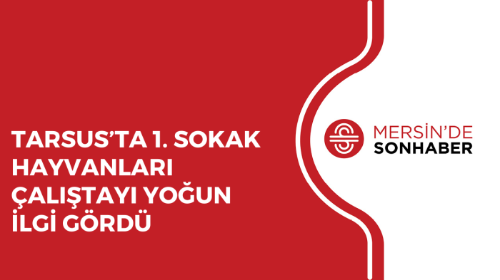 TARSUS’TA 1. SOKAK HAYVANLARI ÇALIŞTAYI YOĞUN İLGİ GÖRDÜ