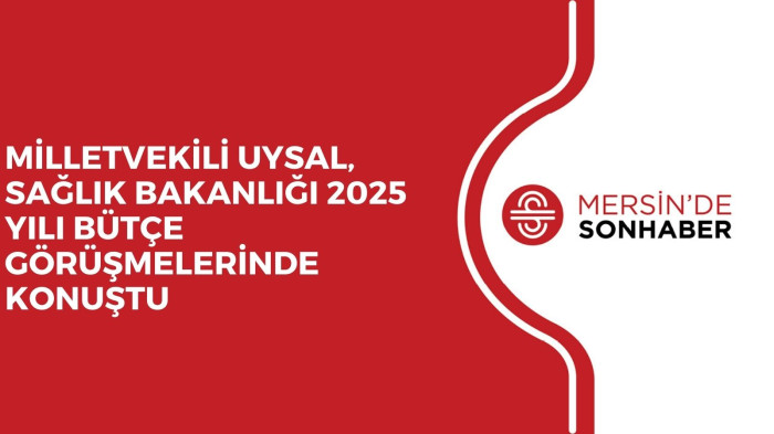 MİLLETVEKİLİ UYSAL, SAĞLIK BAKANLIĞI 2025 YILI BÜTÇE GÖRÜŞMELERİNDE KONUŞTU